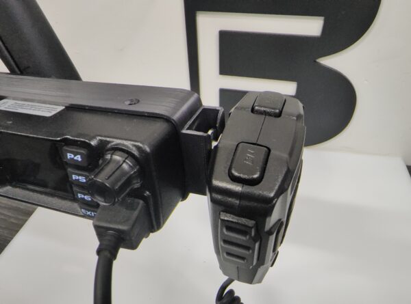 radio kit showing integrated mic holder